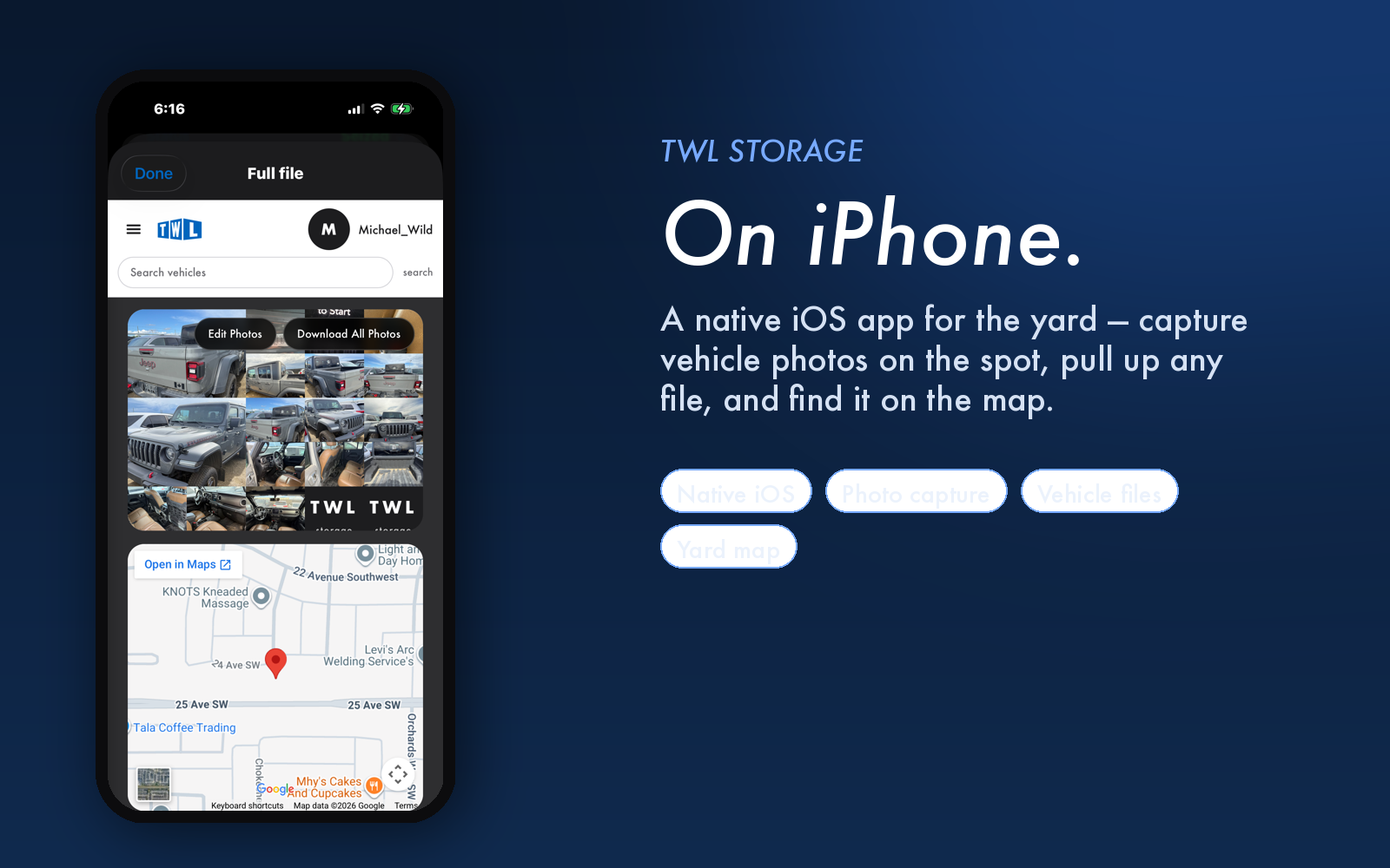TWL Storage — iPhone app